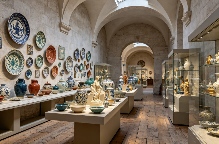 Ceramiche artistiche colorate